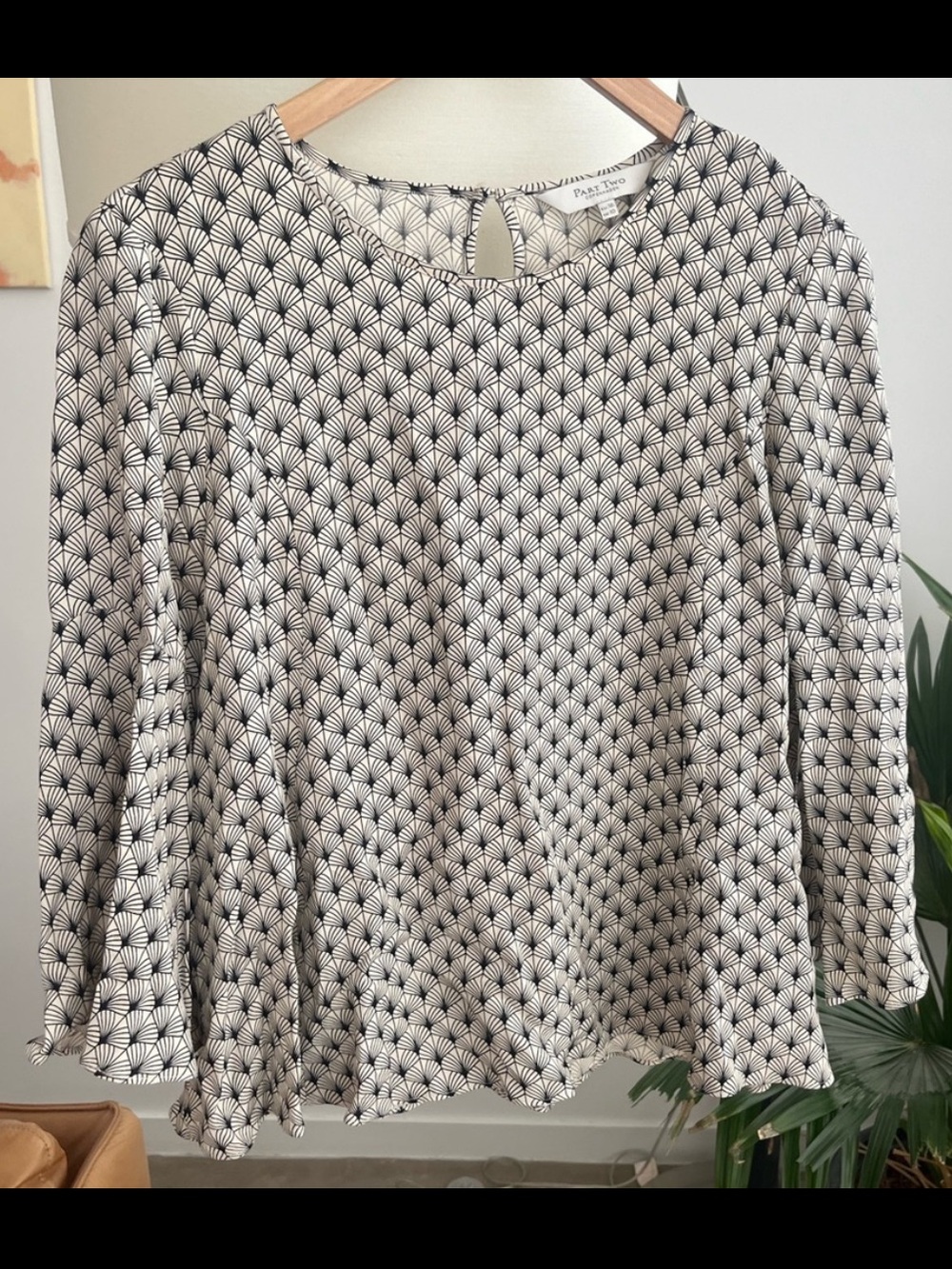 Part Two Copenhagen Bell Sleeve Top